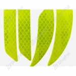 Reflective Helmet Stickers - Fluorescent Yellow Reflective Sticker For Helmet